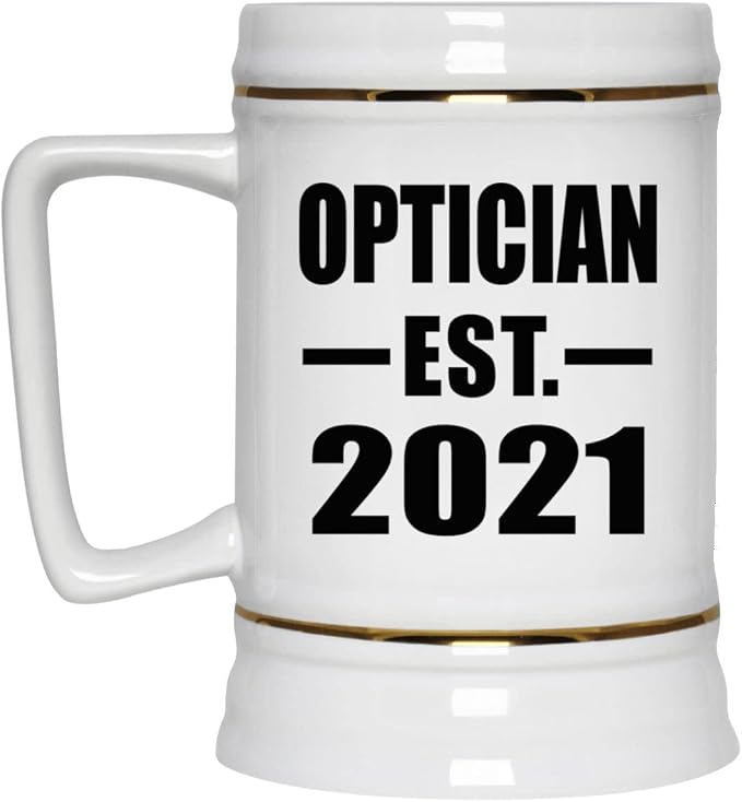 Designsify Gifts, оптика, основана в 2021 году, керамическая кружка-бокал объемом 22 унции с ручкой для заморозки — подарок на день рождения, годовщину, Рождество, День матери, День отца, вечеринку, для мужчин, женщин, для него и для нее.