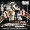 Кружка из рога викинга Norse Tradesman XL - 100% аутентичная, обработанная пламенем, с гравировкой | The Jarl, объем около 473 мл.