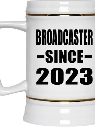 Designsify Gifts, вещатель с 2023 года, керамическая кружка-бокал объемом 22 унции с ручкой для заморозки — подарок на день рождения, годовщину, Рождество, День матери, День отца, вечеринку, для мужчин, женщин, для него, для нее, для друга.