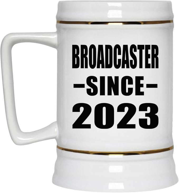 Designsify Gifts, вещатель с 2023 года, керамическая кружка-бокал объемом 22 унции с ручкой для заморозки — подарок на день рождения, годовщину, Рождество, День матери, День отца, вечеринку, для мужчин, женщин, для него, для нее, для друга.