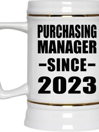 Designsify Gifts, менеджер по закупкам с 2023 года, керамическая кружка-бокал объемом 22 унции с ручкой для заморозки — подарок на день рождения, годовщину, Рождество, День матери, День отца, вечеринку, для мужчин, женщин, для него и для нее.