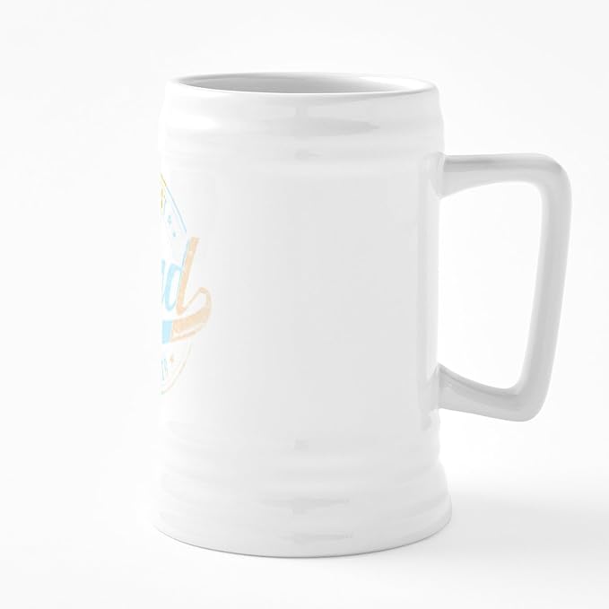 CafePress Лучший папа на свете Отец Папочка Керамическая пивная кружка 25 унций