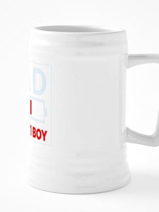 CafePress Dad Of 1 Girl 1 Boy Ceramic Beer Stein Mug 25 oz