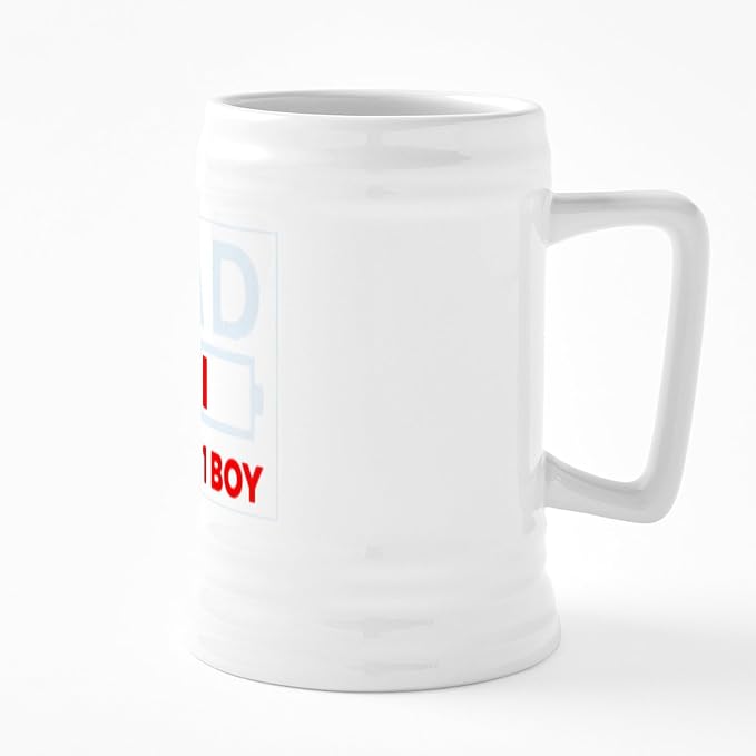 CafePress Dad Of 1 Girl 1 Boy Ceramic Beer Stein Mug 25 oz