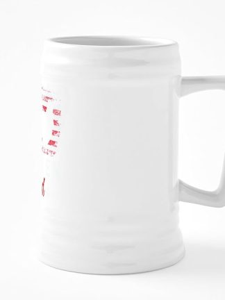 Керамическая пивная кружка CafePress Chicken Dad с флагом США, 25 унций.