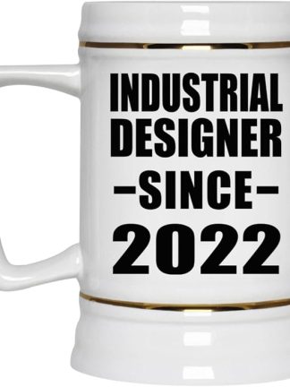 Designsify Gifts, промышленный дизайнер с 2022 года, керамическая кружка-бокал объемом 22 унции с ручкой для заморозки — подарок на день рождения, годовщину, Рождество, День матери, День отца, вечеринку, для мужчин, женщин, для него и для нее.
