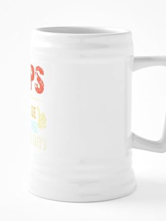 Керамическая пивная кружка CafePress Pops Because Grandfather объемом 25 унций.