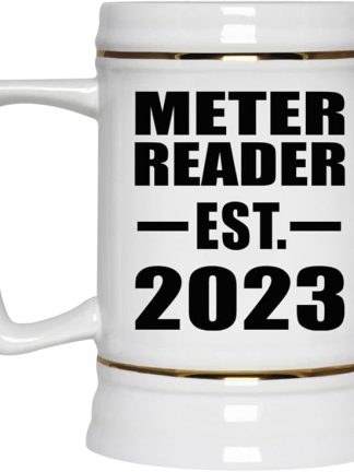 Designsify Gifts, компания по снятию показаний счетчиков, основана в 2023 году, керамическая кружка-бокал объемом 22 унции с ручкой для заморозки — подарок на день рождения, годовщину, Рождество, День матери, День отца, вечеринку, для мужчин, женщин и него.