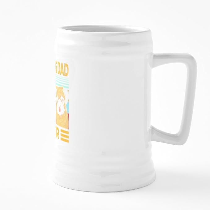 CafePress Лучший папа мопса в мире! Керамическая пивная кружка объемом 25 унций.