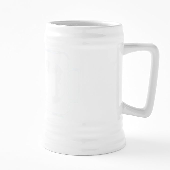 CafePress Объявления о беременности Папа Загрузка 25 унций Керамическая пивная кружка