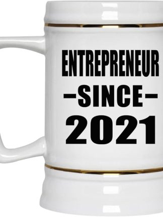 Designsify Gifts, предприниматель с 2021 года, керамическая кружка-бокал объемом 22 унции с ручкой для заморозки — для дня рождения, годовщины, Рождества, Дня матери, Дня отца, вечеринки, для мужчин, женщин, для него, для нее, для друга.