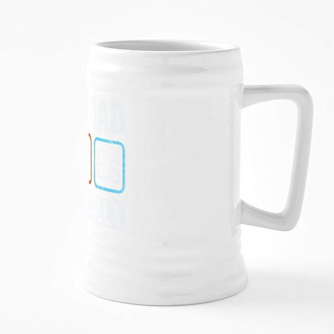 Керамическая пивная кружка CafePress Учитель химии для папы объемом 25 унций.