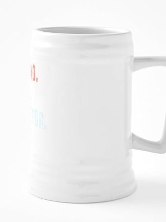 CafePress Husband Protector DADDY 25 oz Ceramic Beer Stein Mug