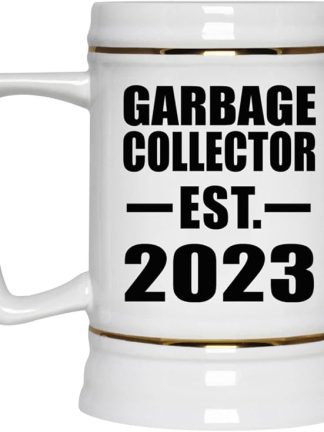 Designsify Gifts, компания по сбору мусора, основанная в 2023 году, керамическая кружка-бокал объемом 22 унции с ручкой для заморозки — идеальный подарок на день рождения, годовщину, Рождество, День матери, День отца или вечеринку.