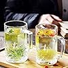 Пивные кружки объемом 20 унций, большие немецкие прозрачные пивные бокалы с ручкой для мужчин, набор из 2 штук.