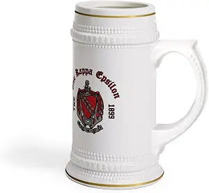 Greekgear Tau Kappa Epsilon TKE Collectors Crest & Year Ceramic Stein Tankard