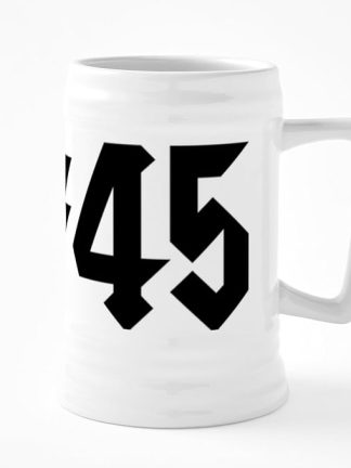 CafePress 86 45 Анти-Трамп Импичмент Свержение Дональда Де 25 унций Керамическая пивная кружка