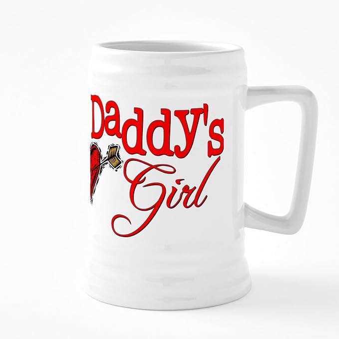 Керамическая пивная кружка CafePress Daddy'S Girl объемом 25 унций.