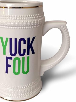 3dRose Word Scramble - YUCK FOU COLOR - 22oz Stein Mug (stn-384501-1)
