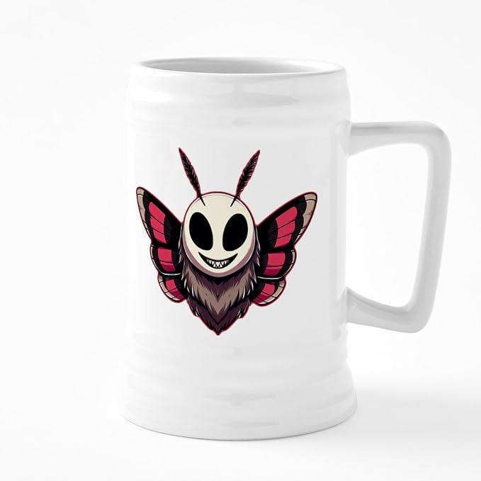 Керамическая пивная кружка CafePress Evil Moth объемом 25 унций.