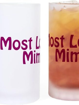 CafePress Самая популярная кружка для пива Mimi Frosted Stein объемом 16 унций (473 мл) из матового стекла
