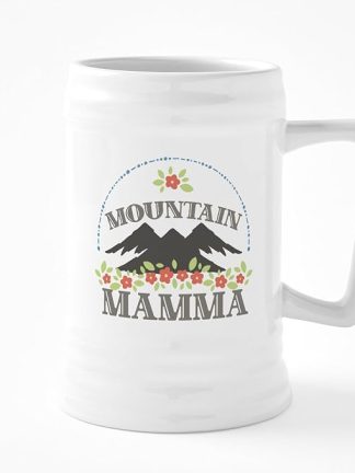 Керамическая пивная кружка CafePress MOUNTAIN MAMMA объемом 25 унций.