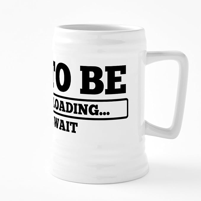 Керамическая пивная кружка CafePress «Будущий папа» объемом 25 унций.