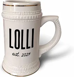 Кружка-барбекю 3dRose 22 унции - Lolli, основана в 2024 году. Товары для бабушек и дедушек. Розетка - Grand Parents.