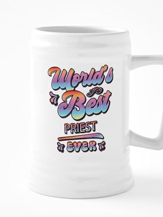 Керамическая пивная кружка CafePress «Лучший священник в мире» объемом 25 унций.