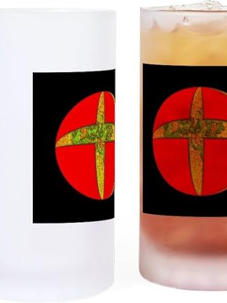 Елочная игрушка CafePress Ebony Christmas Ornament 4Julian Frosted Stein 16 oz Frosted Glass Beer Mug