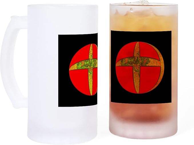 Елочная игрушка CafePress Ebony Christmas Ornament 4Julian Frosted Stein 16 oz Frosted Glass Beer Mug