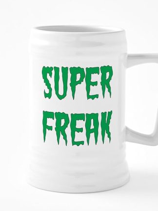 Керамическая пивная кружка CafePress Super Freak объемом 25 унций.