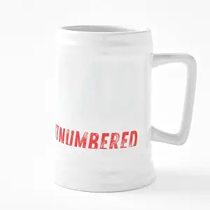CafePress Girl Dad Outnumbered 25 oz Ceramic Beer Stein Mug