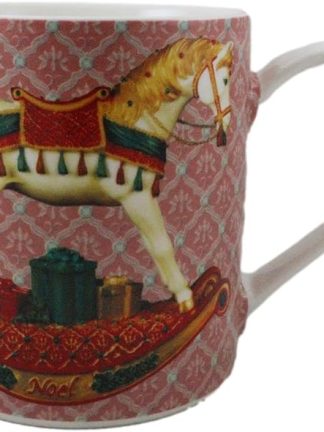 Кружка для кофе Ebros Gift «Тропа расписных пони» в стиле вестерн, рождественский вертеп «Первое Рождество», керамическая кружка объемом 11 унций (325 мл).
