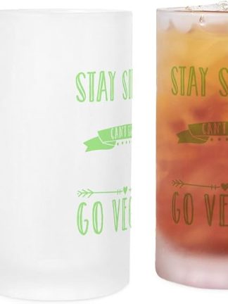 CafePress Веганство Защита прав животных Веганская кружка для пива из матового стекла объемом 16 унций