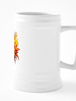 CafePress Sun As God Strong And Fiery 25 oz Ceramic Beer Stein Mug