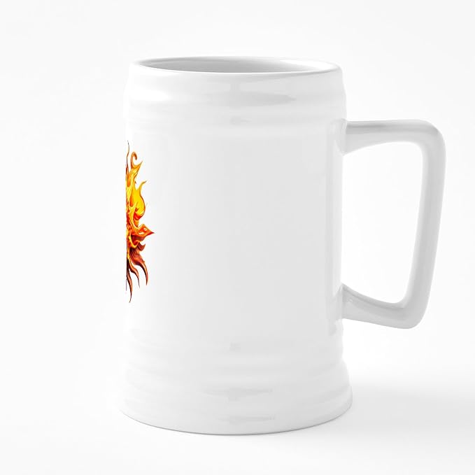 CafePress Sun As God Strong And Fiery 25 oz Ceramic Beer Stein Mug