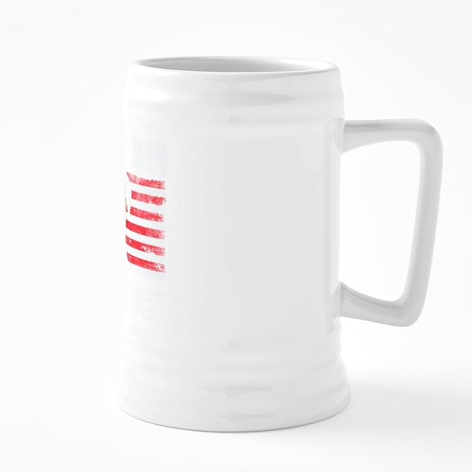 CafePress Лучшая кружка для пива из керамики объемом 25 унций (740 мл) с надписью «Лучший папа добермана на свете»