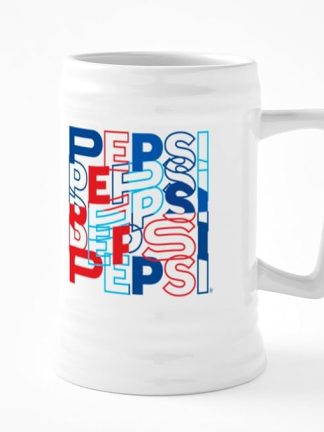 Керамическая пивная кружка CafePress Pepsi с различными буквами, 25 унций.