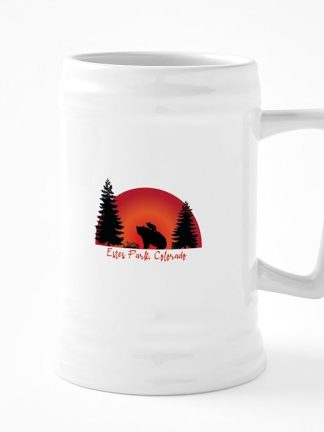 Керамическая пивная кружка CafePress Estes Park Colorado объемом 25 унций.