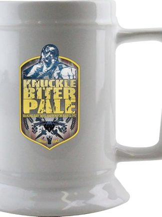 16-унцовая пивная кружка USAMM Air Force Knuckle Biter Pale Beer Label