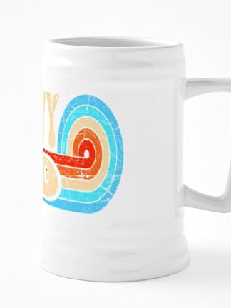 CafePress Groovy Dad 70S Керамическая пивная кружка объемом 25 унций