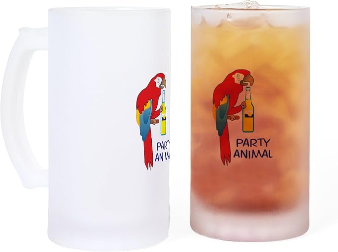 CafePress PARTY ANIMAL Матовая кружка для пива, 473 мл