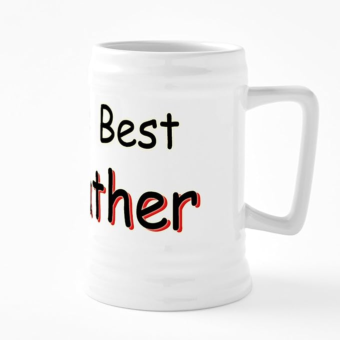 Керамическая пивная кружка CafePress «Лучший крестный отец в мире» объемом 25 унций.