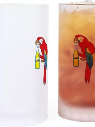 CafePress PARTY PARROT Матовая кружка для пива, 473 мл