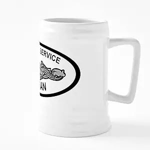 CafePress Dadacorn Unicorn Dad Papa Retro Vintage Fathers Da 25 oz Ceramic Beer Stein Mug