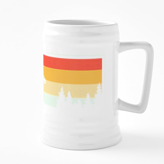 Керамическая пивная кружка CafePress Dirt Bike Dads объемом 25 унций.