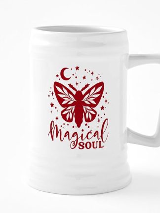 CafePress MAGICAL SOUL Керамическая пивная кружка объемом 25 унций