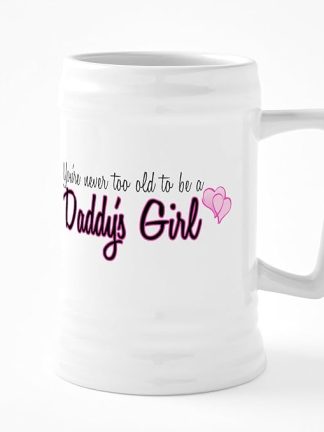 Керамическая пивная кружка CafePress Daddysgirl объемом 25 унций.
