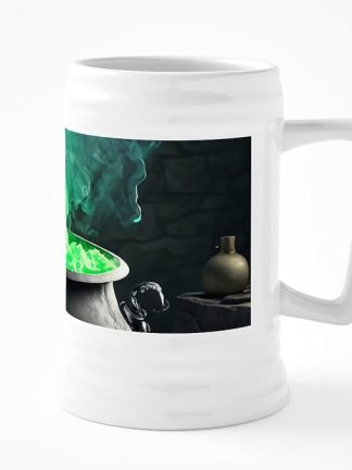 Керамическая пивная кружка CafePress Witch's Brew объемом 25 унций.